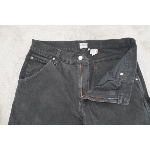 Calvin Klein Jeans Black Carpenter Denim Pants Workwear Utility 100% Cotton Men - Picture 6 of 10